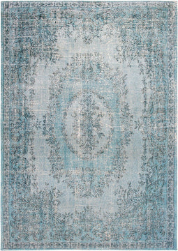 9140 Palazzo Dandolo Blue Vloerkleed - 140x200 - Rechthoek - Laagpolig,Vintage Tapijt - Klassiek - Blauw