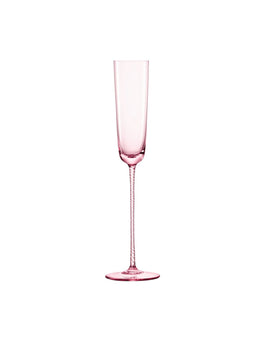 L.S.A. Champagne Theatre Champagne Flute 120 ml Set of 2 Pieces - Pink / Glass