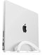 Twelve South BookArc Flex - Verticale MacBook standaard - Aluminium - Wit