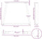 vidaXL - Eettafelpoten - 2 - st - V-vormig - 90x(72-73,3) - cm - staal - naturel