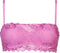 After Eden Strapless bh - Bandeau beha - Voorgevormd met kanten band - Lila