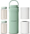 Vulpes Goods® BabyCare - Draagbare Melkkoeler - Houdt melk tot 24u koel - Lichtgroen (2 stuks)