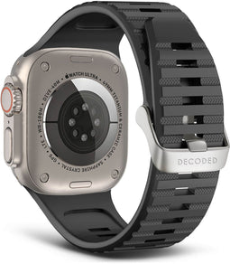 Decoded Ultra Traction Strap - Sport Siliconen Band - Antimicrobiële Technologie - Zwart