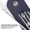 AdroitGoods Oorsmeer Verwijderaar Set - 6 Delig - Oorreiniger - Oren Schoonmaken - Blauw
