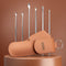 AdroitGoods Oorsmeer Verwijderaar Set - 6 Delig - Oorreiniger - Oren Schoonmaken - Bruin