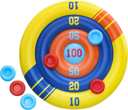 Werpsel - opblaasbaar werpspel - Ø 140 cm - met frisbees