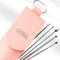 AdroitGoods Oorsmeer Verwijderaar Set - 6 Delig - Oorreiniger - Oren Schoonmaken - Roze
