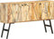 vidaXL - Dressoir - 118x30x75 - cm - massief - mangohout