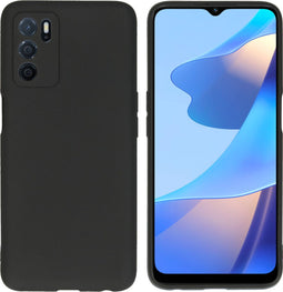 iMoshion Hoesje Geschikt voor Oppo A54s / A16s / A16 Hoesje Siliconen - iMoshion Color Backcover - Zwart