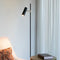 Atmooz - Vloerlamp Brianna - GU10 - Zwarte staande Lamp - Stalamp - Woonkamer - Hoogte 147cm - Metaal