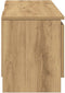 vidaXL - Tv-meubel - 102x30x36 - cm - bewerkt - hout - artisanaal - eikenkleur
