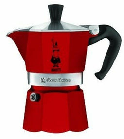 Bialetti 4941 Moka Express - Koffiezetapparaat - 1 kop - Aluminium Rood
