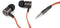 Gembird MHS-EP-LHR - In-ear oordopjes - Stereo met microfoon - Oranje Zwart