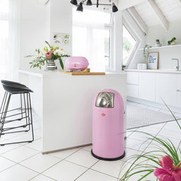 WESCO Pushboy - Prullenbak - 50 Liter - Roze