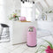WESCO Pushboy - Prullenbak - 50 Liter - Roze