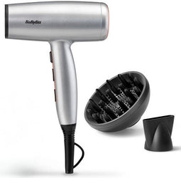 BaByliss Cosmos Föhn D580DE - Haardroger 2100W - Ionische functie - Cosmic Grey