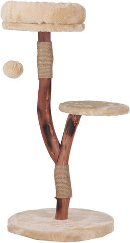 Nina - Krabpaal - Compact - Hout - Beige