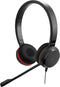 Jabra EVOLVE 20 - Headset - USB - Stereo - Zwart/Rood