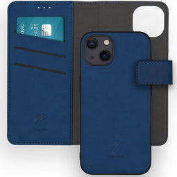 iMoshion Hoesje Geschikt voor iPhone 13 Hoesje Met Pasjeshouder - iMoshion Uitneembare 2-in-1 Luxe Bookcase - Blauw
