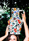 Return to Sender | Vaas Large 45 cm Bed of Flowers handgeschilderd - Bloemenvaas