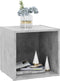 vidaXL - Tv-meubelen - 4 - st - 37x35x37 - cm - bewerkt - hout - betongrijs