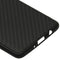 Hoesje Siliconen Geschikt voor Samsung Galaxy A71 - Carbon Softcase Backcover - Zwart