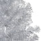 vidaXL - Kunstkerstboom - met - standaard - 180 - cm - PET - zilverkleurig