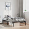 vidaXL - Bedframe - metaal - zwart - 100x190 - cm