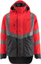 Mascot Safe Supreme Shell - Gevoerde jas - Ademend waterdicht - hi-vis rood/donkerantraciet - L