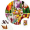 Plant in a Box - Tulipa Flaming Beauty Mix - Tulpenbollen x30 - Bloembollen - Vroege bloeiers voor in de tuin - Hollandse pracht