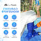 AyeTools Zwembad stofzuiger - Inclusief Schepnet - Blauw (2 stuks)