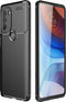 iMoshion Hoesje Geschikt voor Motorola Moto G71 Hoesje Siliconen - iMoshion Carbon Softcase Backcover - Zwart