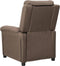 vidaXL Fauteuil verstelbaar stof taupe