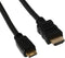 High Speed HDMI-Kabel met Ethernet - HDMI Connector - HDMI Mini-Connector - 4K@30Hz - 10.2 Gbps - 5.00 m - Rond - PVC - Zwart - Envelop