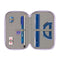 Driedubbele Pennenzak Wish Lila 12.5 x 19.5 x 5.5 cm (36 Onderdelen)