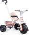 Smoby Be Fun - Driewieler - Verstelbare duwstang en veiligheidsgordel - Roze