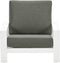Garden Impressions Coba loungestoel verstelbaar - wit / moss groen