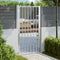 vidaXL - Poort - 100x180 - cm - roestvrij - staal