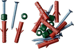 2 stuks Bevestigingsset houten- en kunststofklimrekken set a 8 stuks