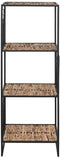 Planken Home ESPRIT Zwart Metaal Vezel 35 x 35 x 98 cm