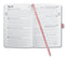 Sigel agenda 2024 - Jolie Feel - A5 - hardcover - 7 dagen / 2 pagina's - soft rose - SI-J4405
