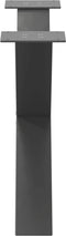 vidaXL - Salontafelpoten - 2 - st - X-vormig - 70x(42-43) - cm - staal - antraciet
