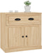 vidaXL - Dressoir - 70x35,5x67,5 - cm - bewerkt - hout - sonoma - eikenkleurig