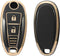 Autosleutel hoesje - TPU Sleutelhoesje - Sleutelcover - Autosleutelhoes - Geschikt voor Suzuki - goud - A3a - Suzuki Swift, Suzuki Ignis, Suzuki Swace, Suzuki Vitara, Suzuki S cross, Suzuki Across, Suzuki Jimny - Auto Sleutel Accessoires gadgets -
