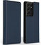 Accezz Samsung Galaxy S21 Ultra - Premium Leather Slim Book Case - Met Pasjeshouder - Donkerblauw