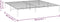 vidaXL - Bedframe - metaal - zwart - 200x200 - cm