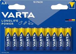 Varta High Energy - AA Batterijen - Longlife 1,5V - (10-pack)