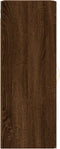 vidaXL - Hangkast - 34,5x34x90 - cm - bruin - eikenkleur