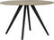 Light & Living Eettafel Magnifera - Hout/Zwart - Ø120cm - Modern,Landelijk