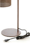 Light & Living Tafellamp Donio - Bruin - 26x20x59.5cm - Modern